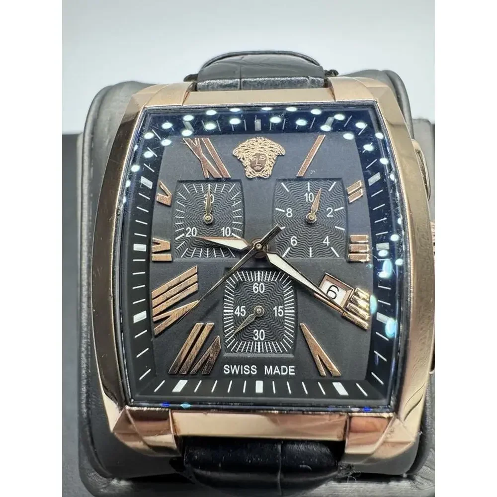 Versace Character Chrono Black Dial Watch LS(346644)